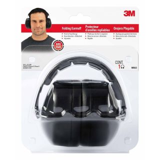 3M FOLDING EAR MUFFS 25DB BLK