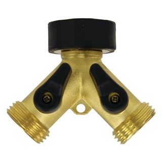 HOSE Y BRASS/SHUT-OFF GILMOUR