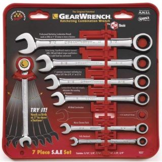 GEAR WRENCH RATCHETING 7PC SET SAE