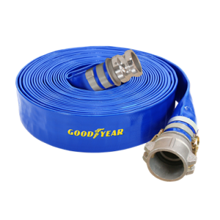 Lay-Flat Water Discharge Hose 2x50 Quick