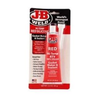 J-B WELD HIGH TEMP RTV SILICONE RED 3OZ
