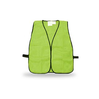 POLY-MESH SAFETY VEST HIGH-VIS GREEN W B