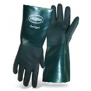 PVC RUFF GRIP 14" CUFF LINED GLOVE BU