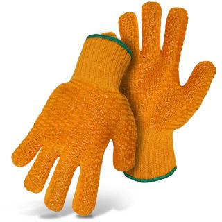 Reversible Glove ORANGE String Knit Spun
