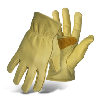 LEATHER DRIVER GLOVE DBL/PALM L B81252-L