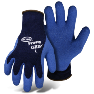Frosty Grip Blue Insulated Knit Latex Pa