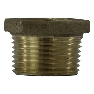 BRASS BUSHING 1/2 X 1/8 LEAD FREE