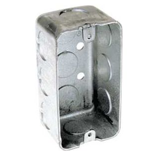 HANDY BOX 1GANG 10 KNOCKOUT 2-1/8 DEEP