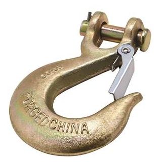CLEVIS SLIP HOOK W/LATCH 3/8" GR70 WL