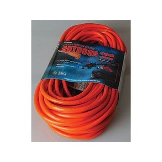 EXTENSION CORD 14/3 100FT RED