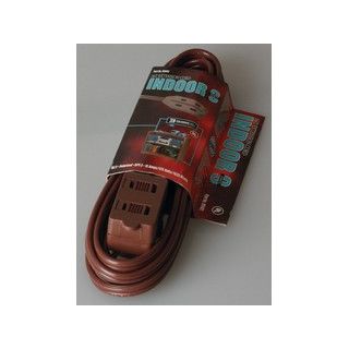EXTENSION CORD 16/2 9FT BRN