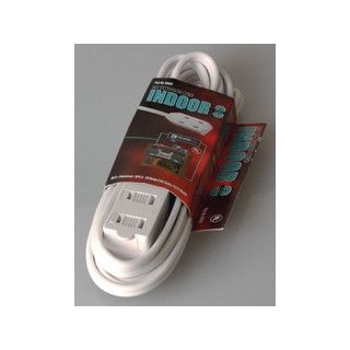 EXTENSION CORD 16/2 9FT WHITE