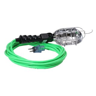 DROP LIGHT 16/3 25' GREEN CENTURY PRO GL