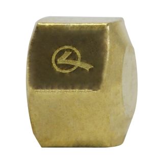 LEAD FREE 3/8" COMP BRASS CAP