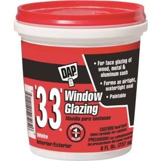 DAP 33 GLAZING QUART 6/CTN