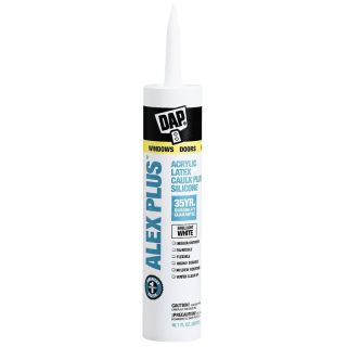 DAP ALEX PLUS ACRYLIC/SILICONE CAULK WHI