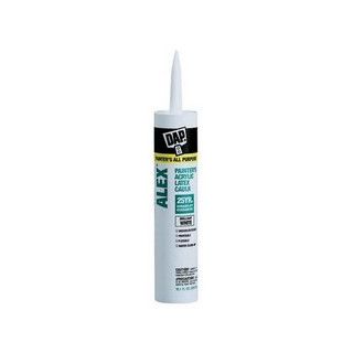 DAP LATEX ACRYLIC CAULK WH 10.1oz EA PK1