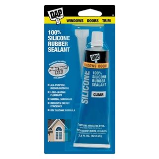 DAP CLEAR SILICONE 2.8OZ 8822496Y CD PK1