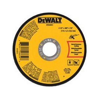 DEWALT CUTTING WHEEL 4-1/2 .045 THICK 7/