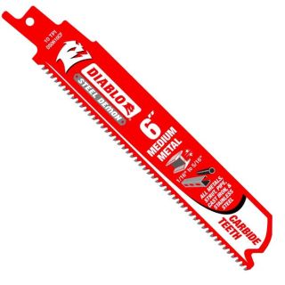 6" Carbide Recip Blades for Medium Me