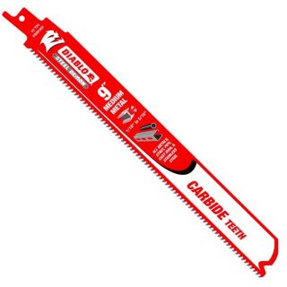 9" Carbide Recip Blades for Medium Me