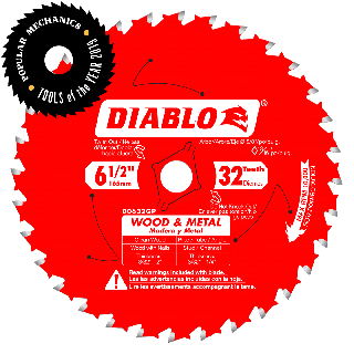 6-1/2 x 32T Wood & Metal Carbide Saw Bla