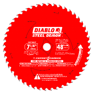 CIRCULAR SAW BLADE 7-1/4"X48T STEEL C