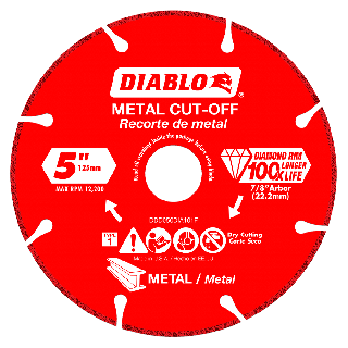 5" Diamond Metal Cut-Off Blade
