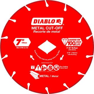 7" Diamond Disc Metal Cutting