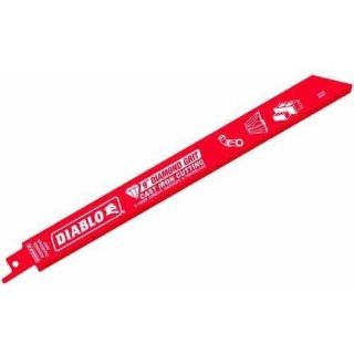 9" Diamond Grit Recip Blade' for Cast