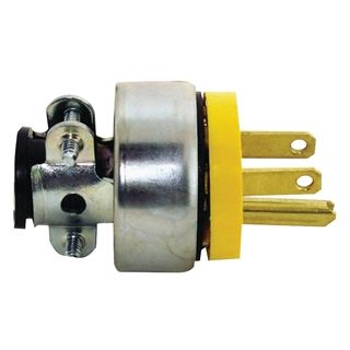 ARMORED YELLOW MALE/PLUG W/GRND 2867 10/