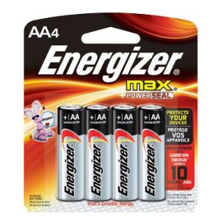 BATTERY ENERGIZER AA 4PK