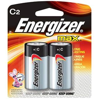 BATTERY ENERGIZER C 2PAK