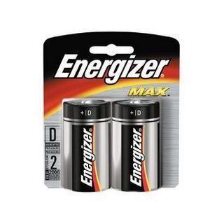 BATTERY ENERGIZER D-2PK ALKALINE