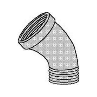 ! GALV 45 ST ELL 1/2