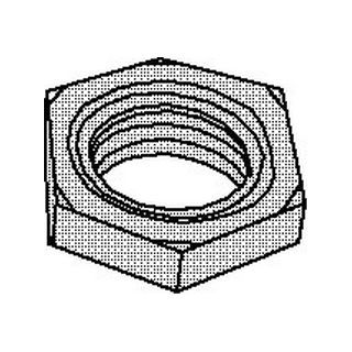 ! GALV HEX LOCKNUTS 1/2