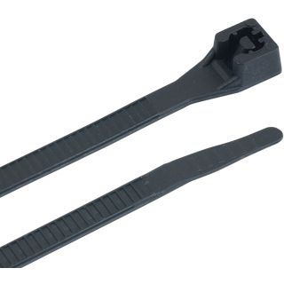 8" BLK UV CABLE TIES 100PK