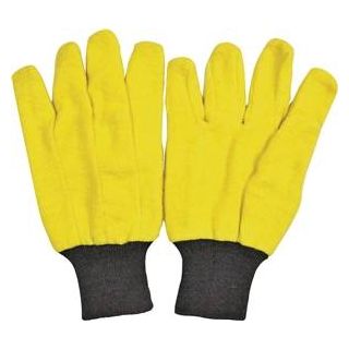 ! YELLOW CHORE GLOVES LG 10PK