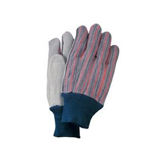 ! GLOVES SUEDE PALM KNIT CUF LARGE 2036