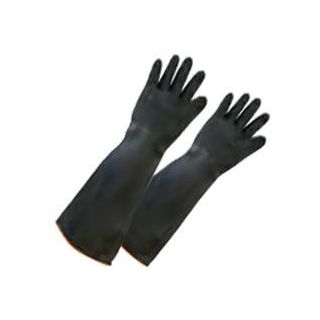 ! RUBBER GLOVE 18" 25 MILL ROUGH FINI