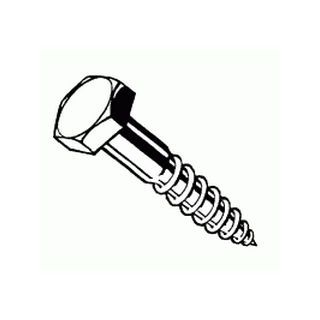 SCREW HEX LAG 1/4X1 01285 100/PK