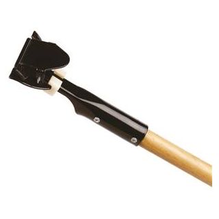 DUST MOP HDL 60" WOOD/SWIVEL SNAP