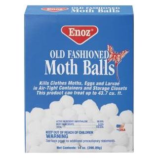 MOTH BALLS Enoz E62.12 32OZ BOX CONTAINS