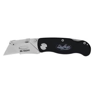 SHEFFIELD LOCK BACK UTILITY KNIFE W/CLIP
