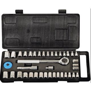 VULCAN SOCKET SET 1/4 & 3/8 SAE/MET