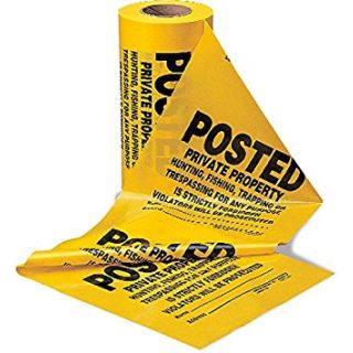 POSTED PRIVATE PROPERTY ROLL SIGNS 100CT