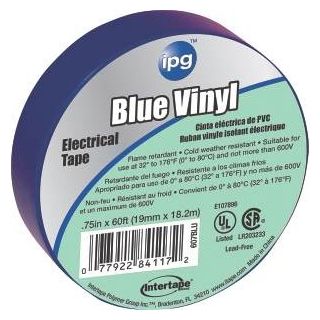 ELECTRICAL TAPE BLUE VINYL 3/4X66'