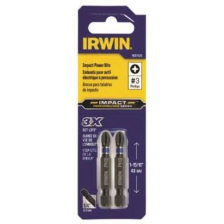 IRWIN IMPACT DUTY INSERT BIT #3PH X 2