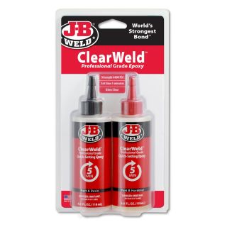 J-B WELD CLEARWELD PRO SIZE 2 4OZ BOTTLE