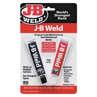 J-B WELD CARDED 2 PART #8265S